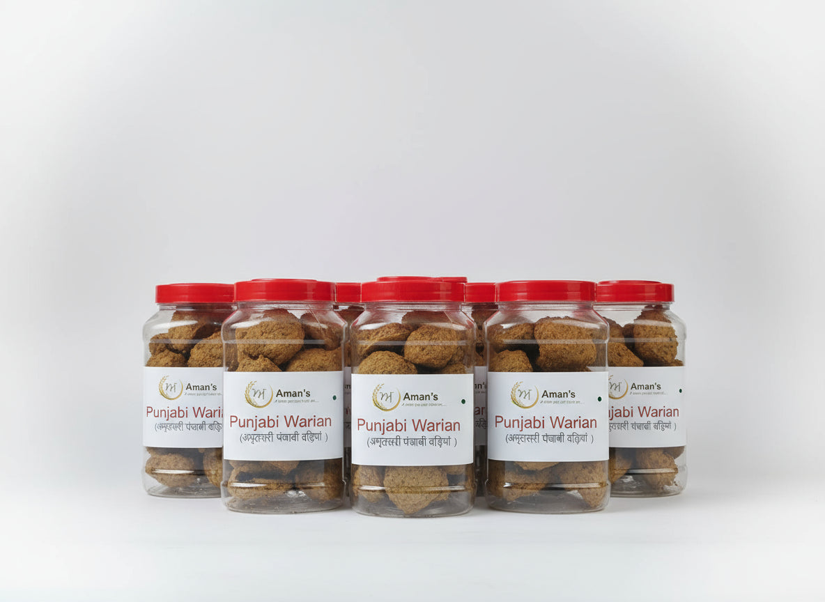 Aman's Punjabi Warian/ Urad Dal Warian 300 g Jar