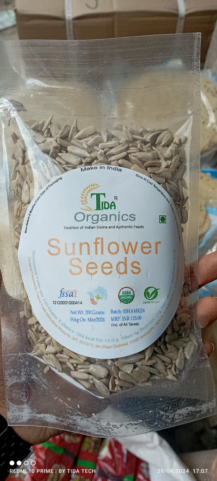 Tida Sunflower Seeds