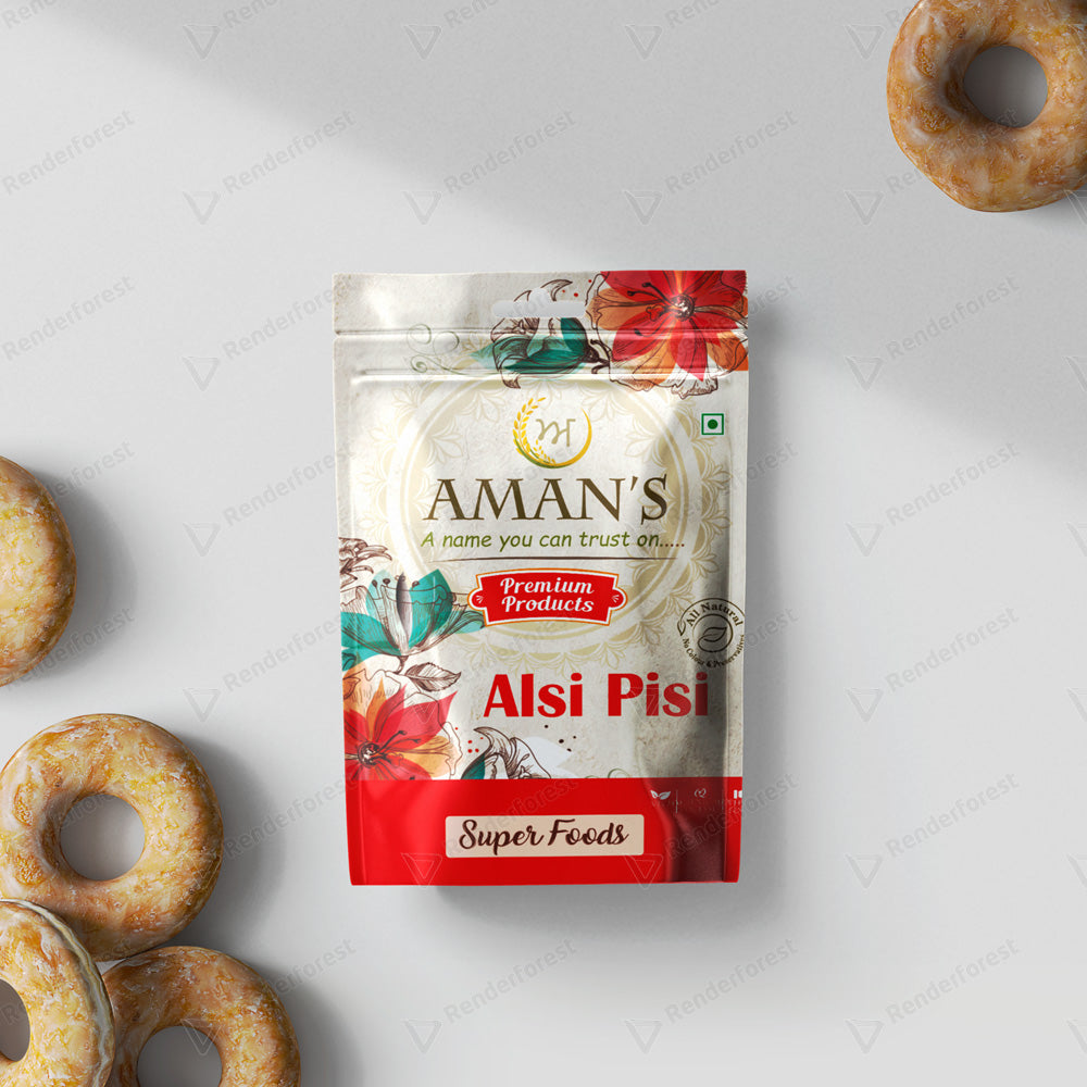 Aman Alsi Pisi/Flax Seeds Powder