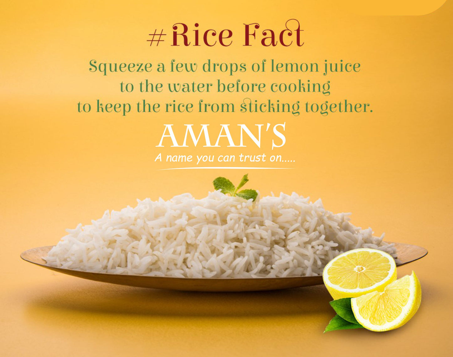 Aman Regular Rice / Unpolished