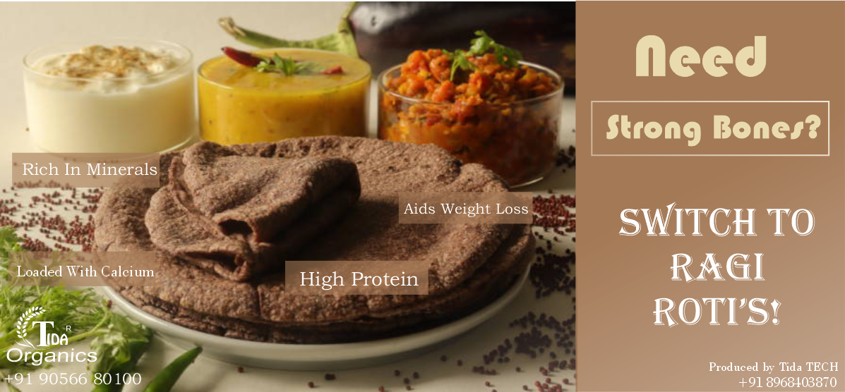 Tida Finger Millet/Ragi Millet / Unpolished