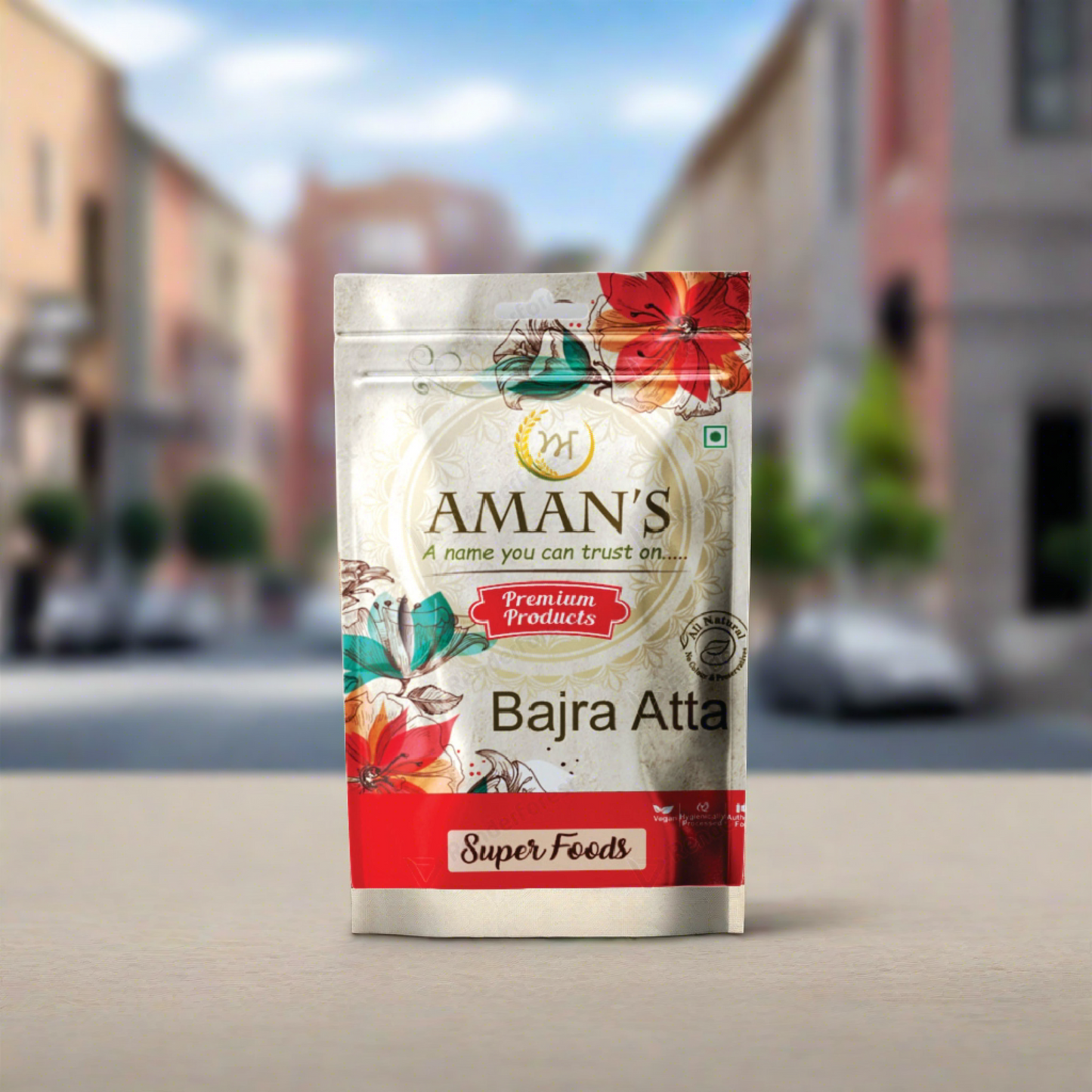 Aman Bajra Atta/ Pearl Millet Flour/ Bajri Flour