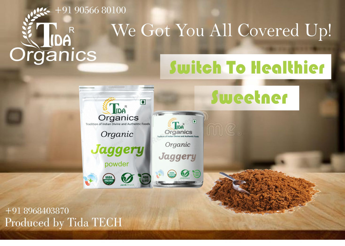 Tida Jaggery Powder/ Shakkar