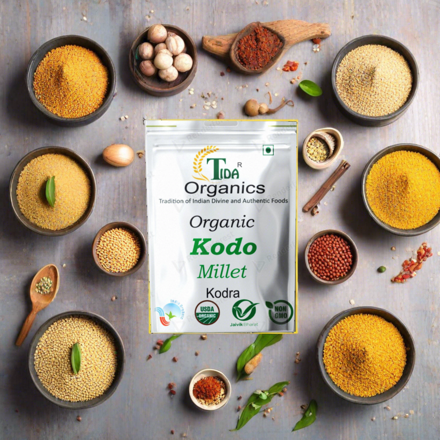 Tida Kodra Millet/Kodo Millet / Unpolished