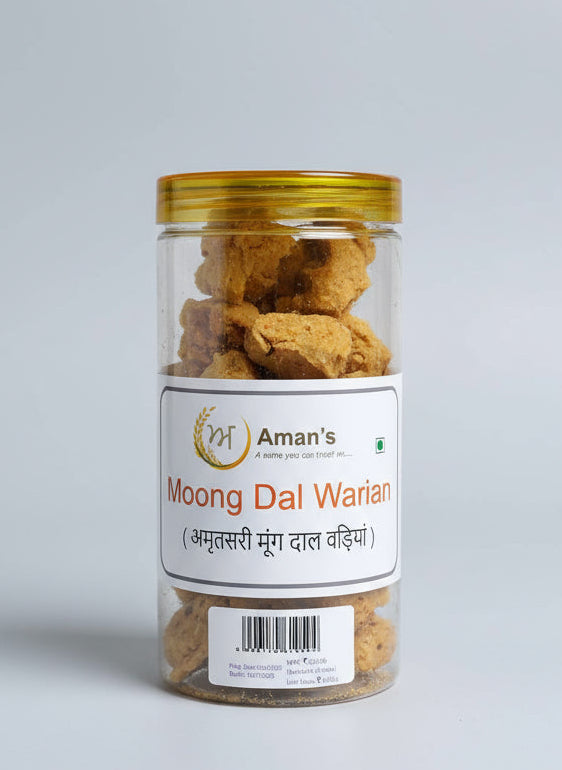 Aman's Moong Dal Warian 300 gm Jar