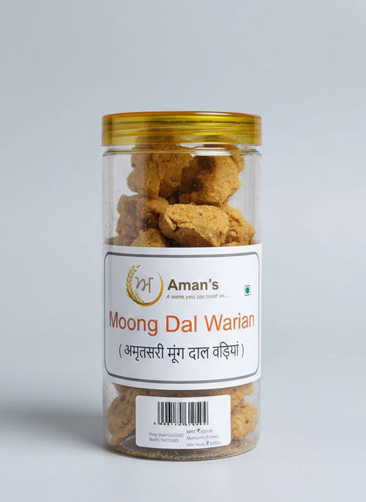 Aman's Moong Dal Warian 300 gm Jar