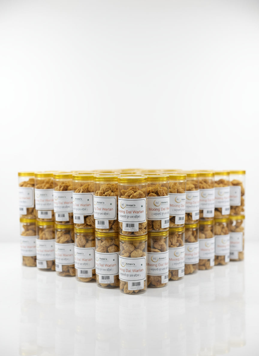 Aman's Moong Dal Warian 300 gm Jar