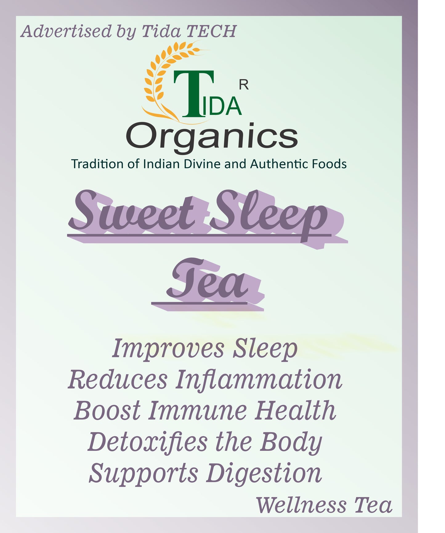 Tida Sweet Sleep Herbal Tea/Relaxing Tea