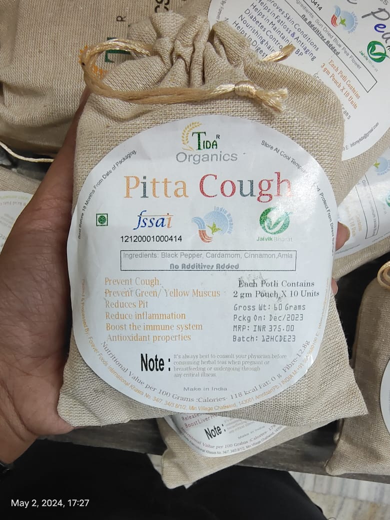 Tida Pitta Cough Tea