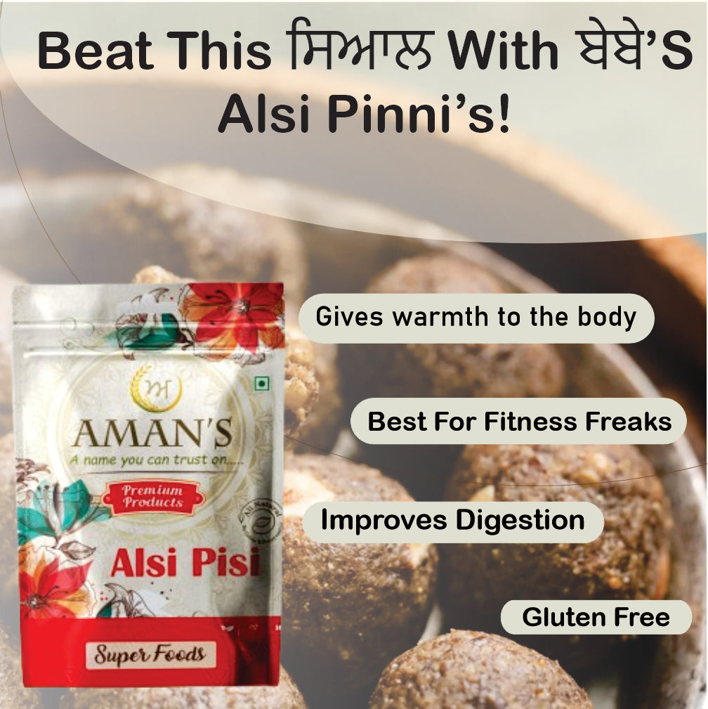 Aman Alsi Pisi/Flax Seeds Powder