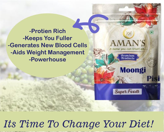 Aman Moongi Pisi/Green Moong Flour