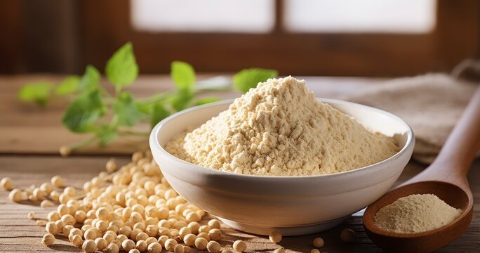 Aman Soyabean Flour/Soy Flour.