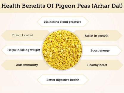 Tida Tur Dal/Arhar Dal/Pigeon Pea / Unpolished